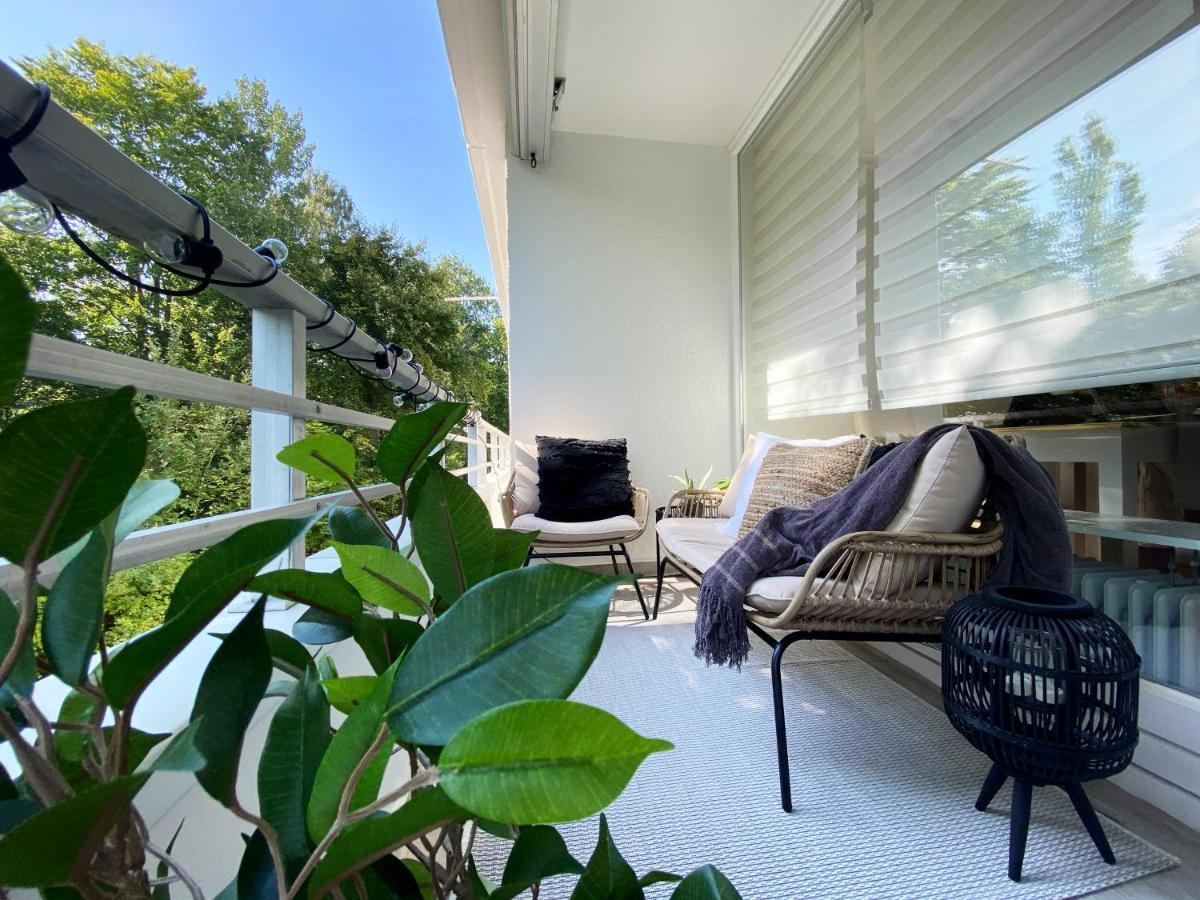 טימנדורפר שטרנד Seaside Rooms - Zentrales Design-Apartment Mit Balkon & Parkplatz - 2 Minuten Zum Strand מראה חיצוני תמונה